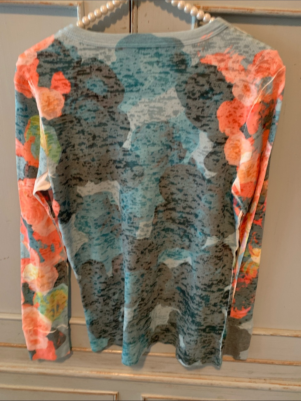 NWOT Whimsy Rose Before+Again Floral Waffle Knit Thermal Size M - Picture 4 of 4